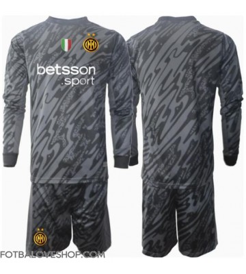 Inter Milan Brankářské Dětské Alternativní Dres 2024-25 Dlouhý Rukáv (+ trenýrky)